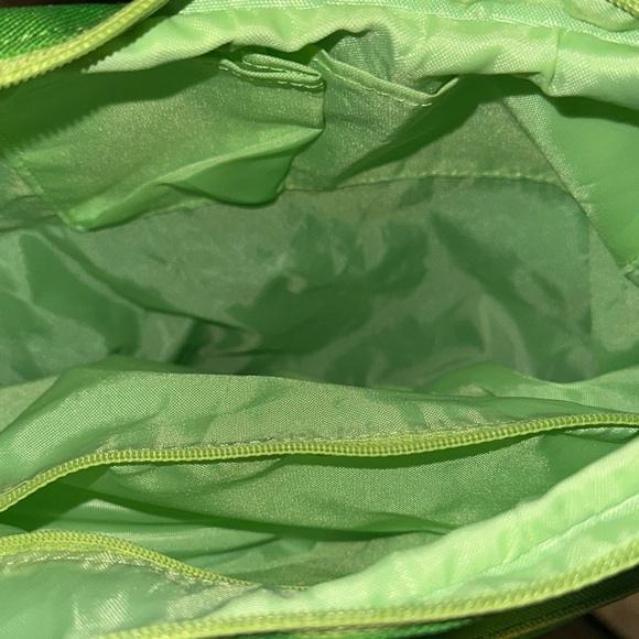 KAVU Green Cotton OUTDOOR HIKING BAG Travel Gym Gear Storage Sling Shoulder - Picture 2 of 3